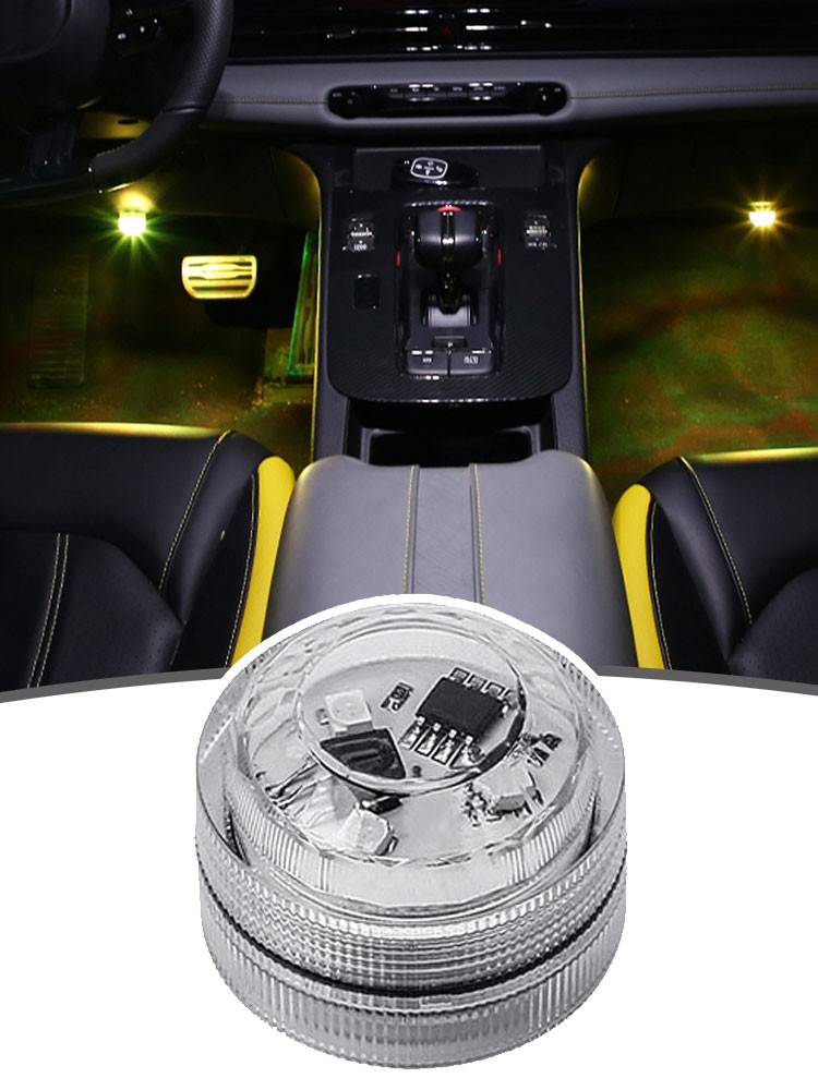 1Set Multicolor LED Light Car Accessories Atmosphere Light Lamp + Remote Control