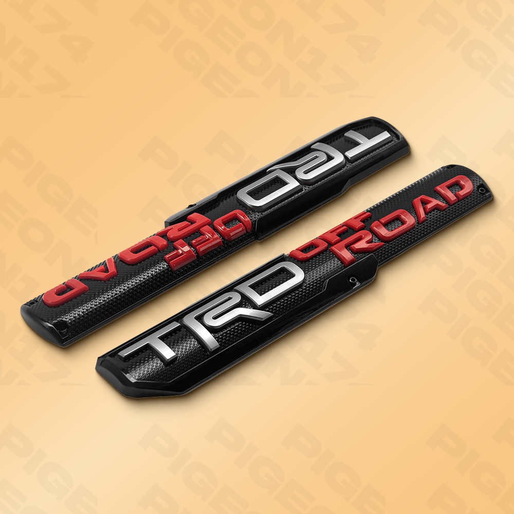 Side Fender Badge For T/undra T/acoma Off Road Letters Emblem Door Accessories