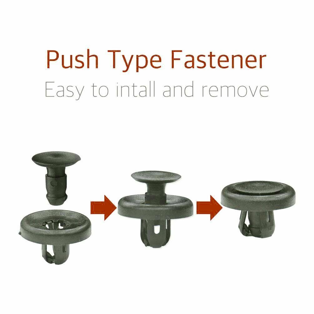 25 Pc Fender Nylon Push Retainer Clips For GM Toyota Lexus 88970767 90467-10183
