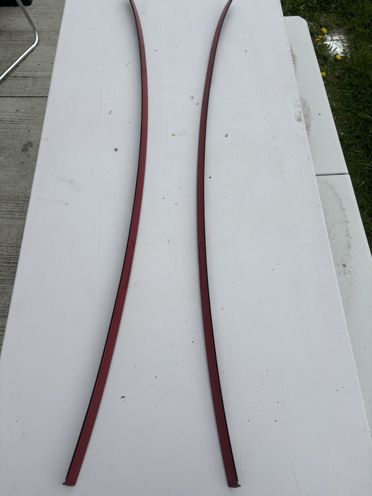 2015-16 BMW 428I GRAN COUPE ROOF EXTERIOR TOP MOLDING TRIM OEM RED
