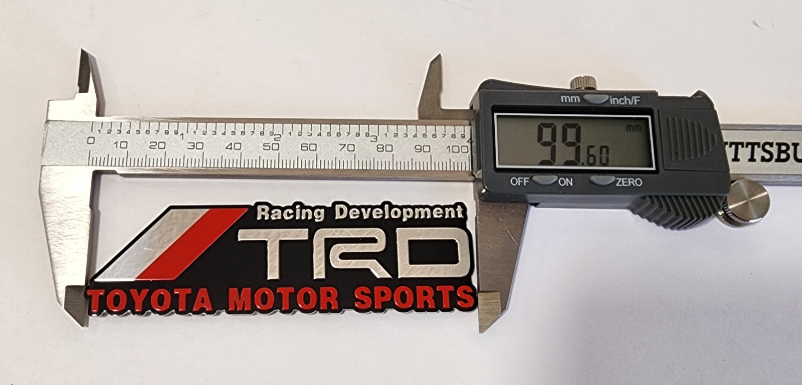 EMBLEM ALUMINUM RACING BADGE DECAL FOR SUV CAR TACOMA COROLLA TR-D RAV4 JDM