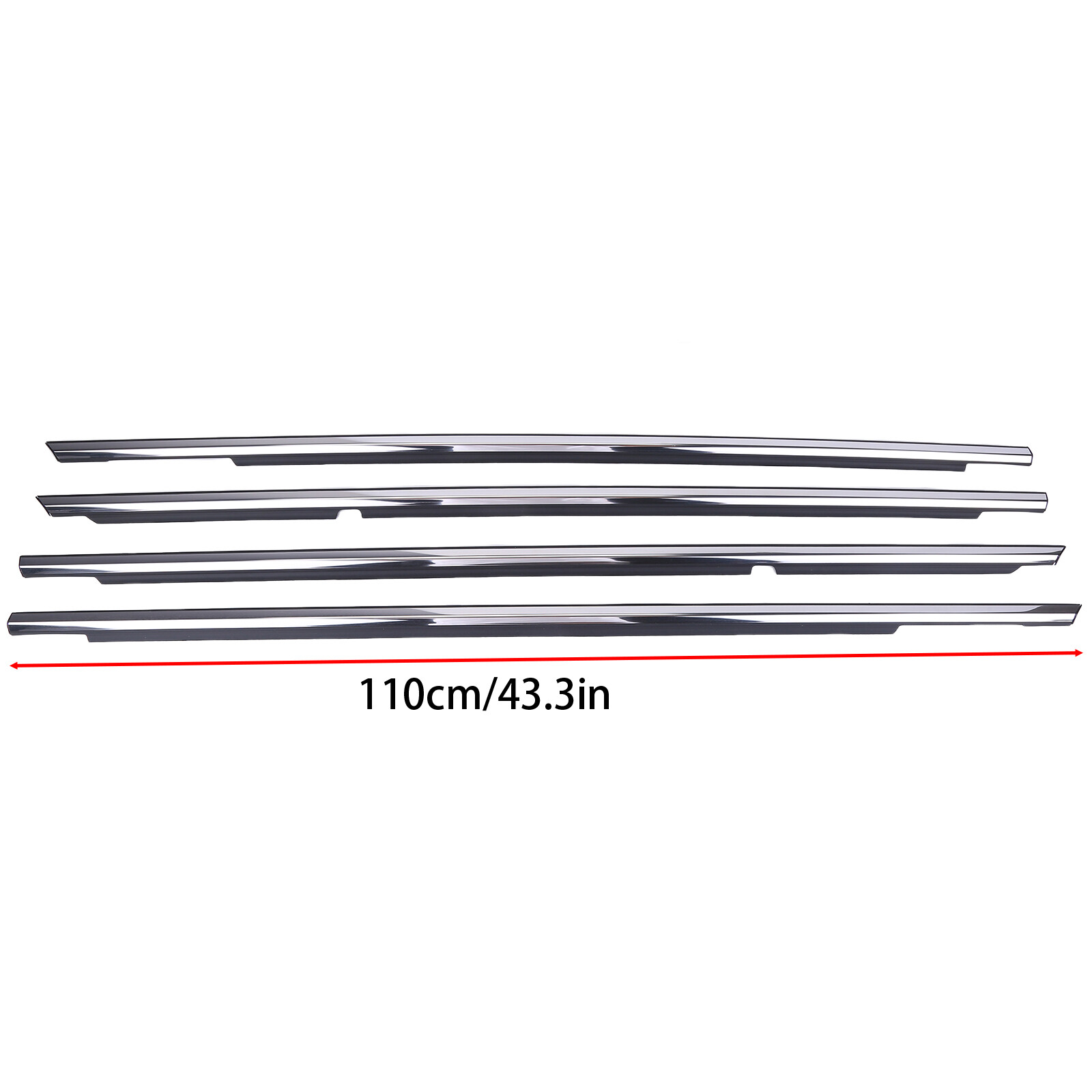 For Toyota Camry 2002-2006 NEW Chrome Front Rear Door Belt Moulding SET