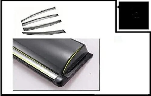 Plastic Window Door Visor Rain Guard Side Wind Deflector FOR M &S Baleno 4 pcs