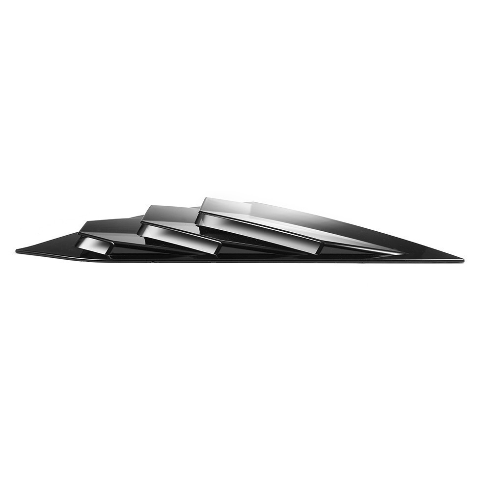 Rear Window Quarter Fits For 2018-2022 Honda Accord JDM Gloss Black Glossy Black