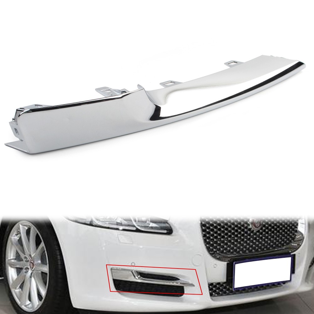 Front Right Side Grille Chrome Molding Trim For Jagaur XJ 2016-2021 2017 2018 19