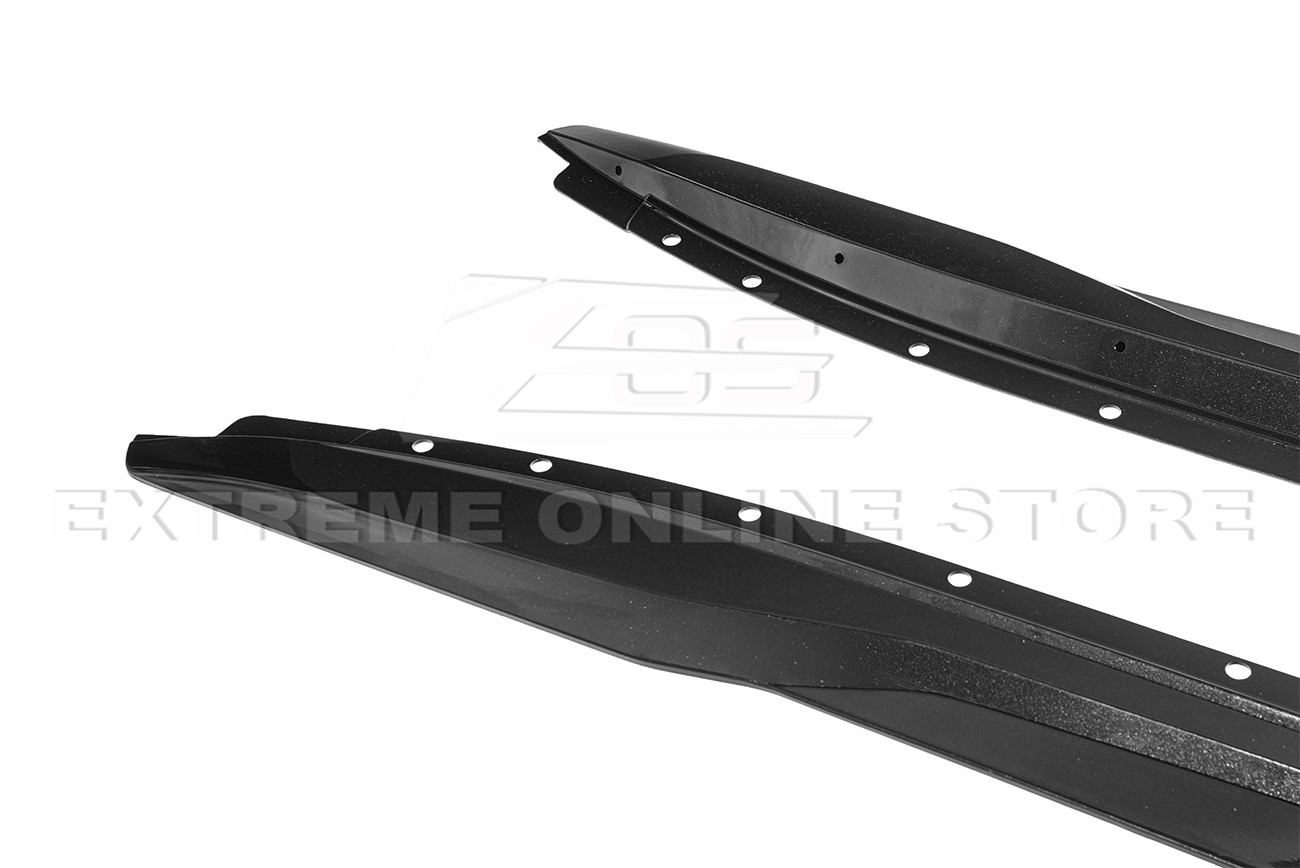 For 23-Up Corvette C8 Z06 | EOS Performance MATTE BLACK Side Skirts Extension