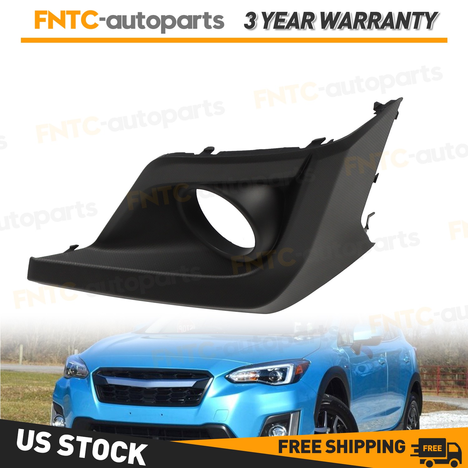 Fits For 2018-2020 Subaru Crosstrek Driver Side Fog Light Cover 57731FL092