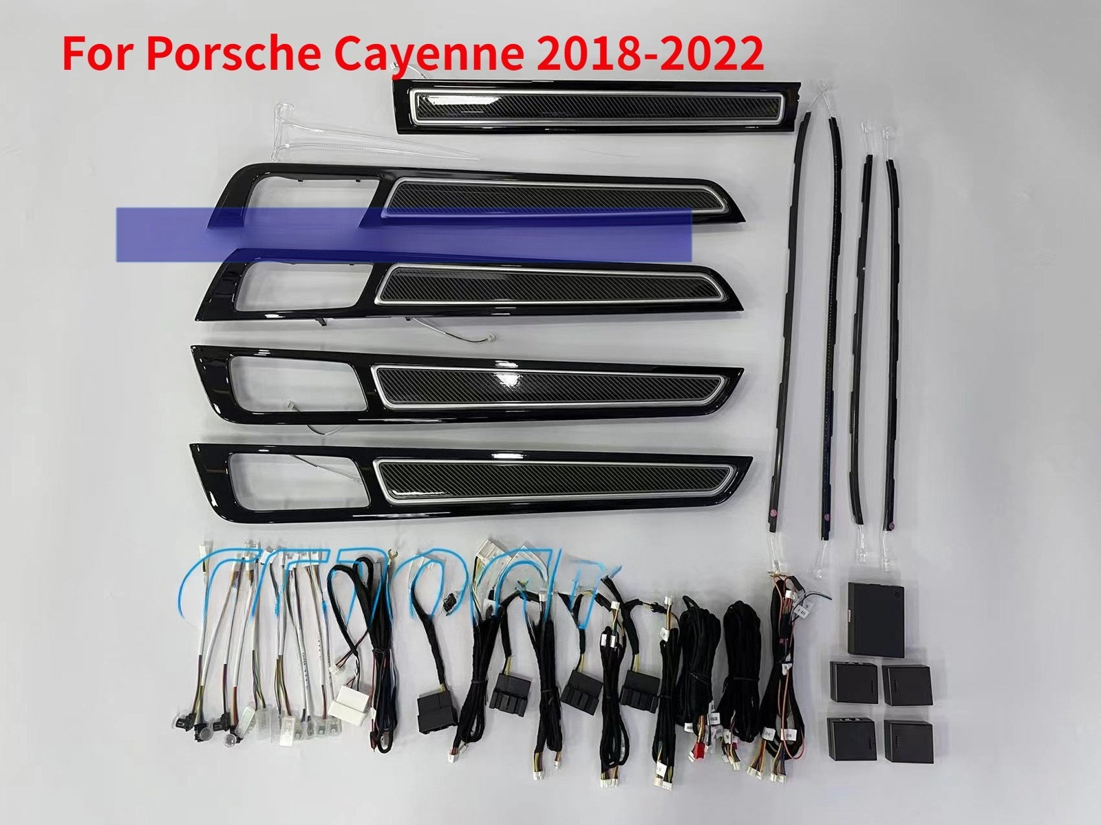 For Porsche Cayenne 2018-2022 64 Colors LED Ambient Light Atmosphere Lamp trim