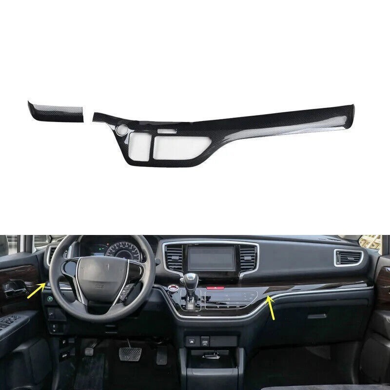 For Honda Odyssey 2015-2021 ABS Carbon Fiber Accessories Interior Trims Stickers