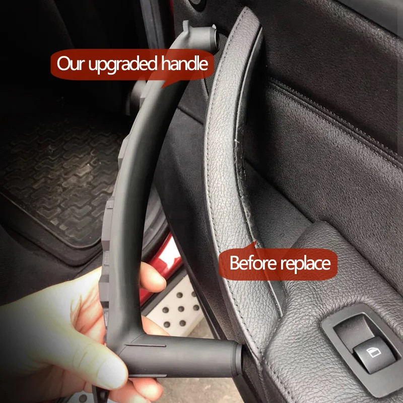 For BMW X5 X6 E70 E71 E72 LHD RHD Upgraded Interior Door Armrest Pull Handle