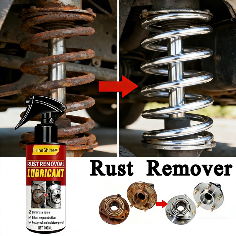 Car Rust Remover Auto Exhaust Pipe Derusting Spray Quickly Wheel Hub Care Clean