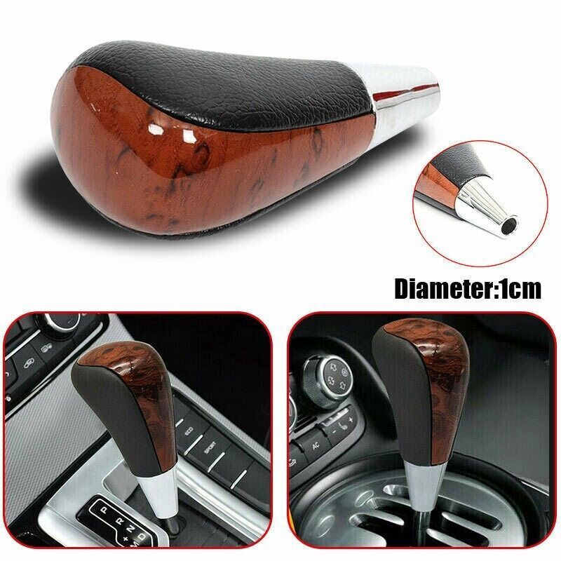 PU Leather Car Gear Shift Rod Head Shifter Lever Knob For Lexus Toyota Corolla