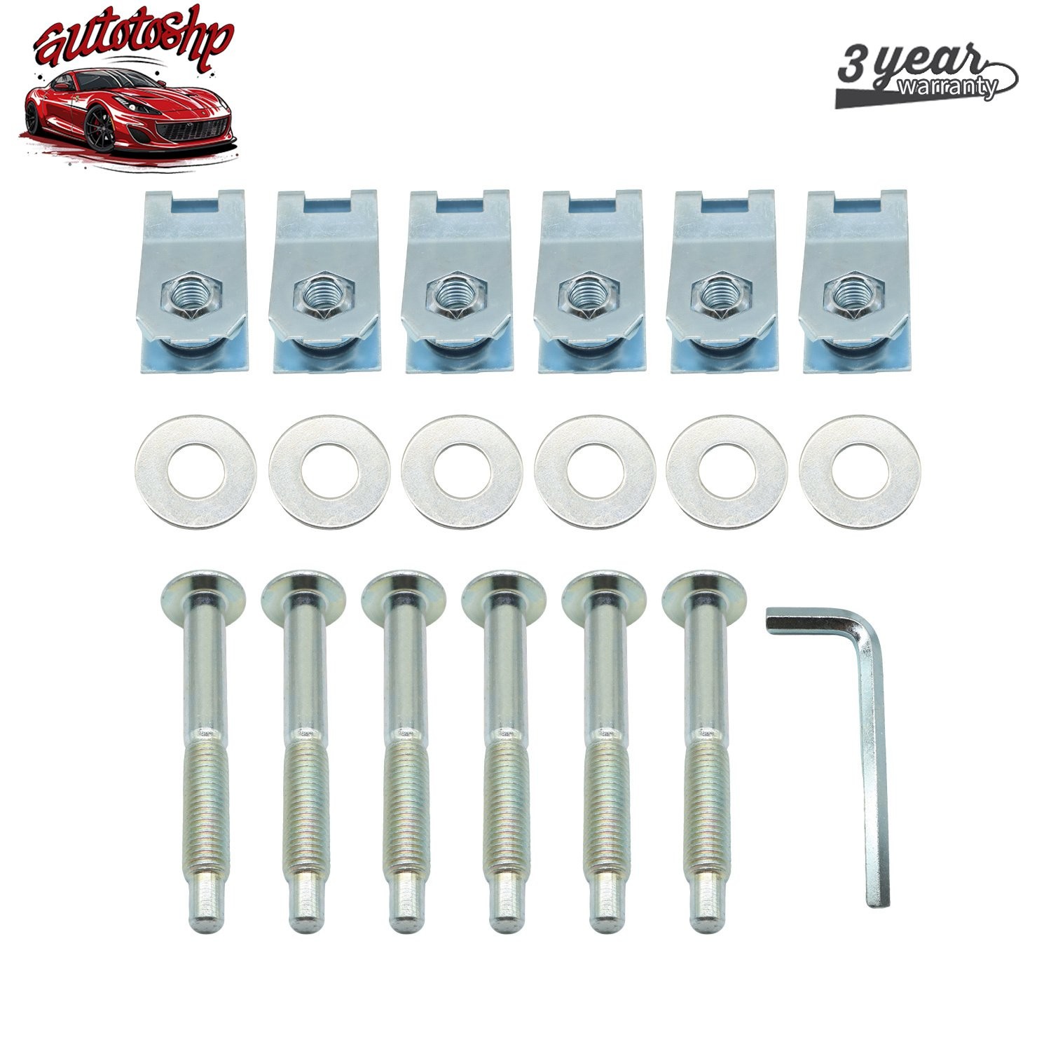Truck Bed Mounting Hardware Bolts Kit Set for Ford Ranger 1983-11 Brand New