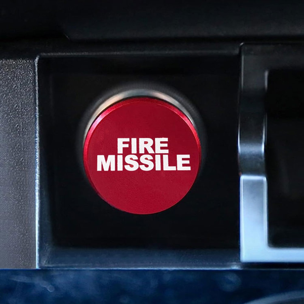 DC 12V Fire Missiles Push Button Car Lighter Parts Car Interior Accessories