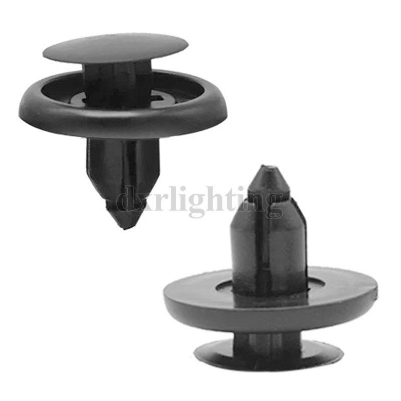 50X Car Retainer Fastener Clips Fender Bumper Engine Rivet Screws Bolts Nut Trim