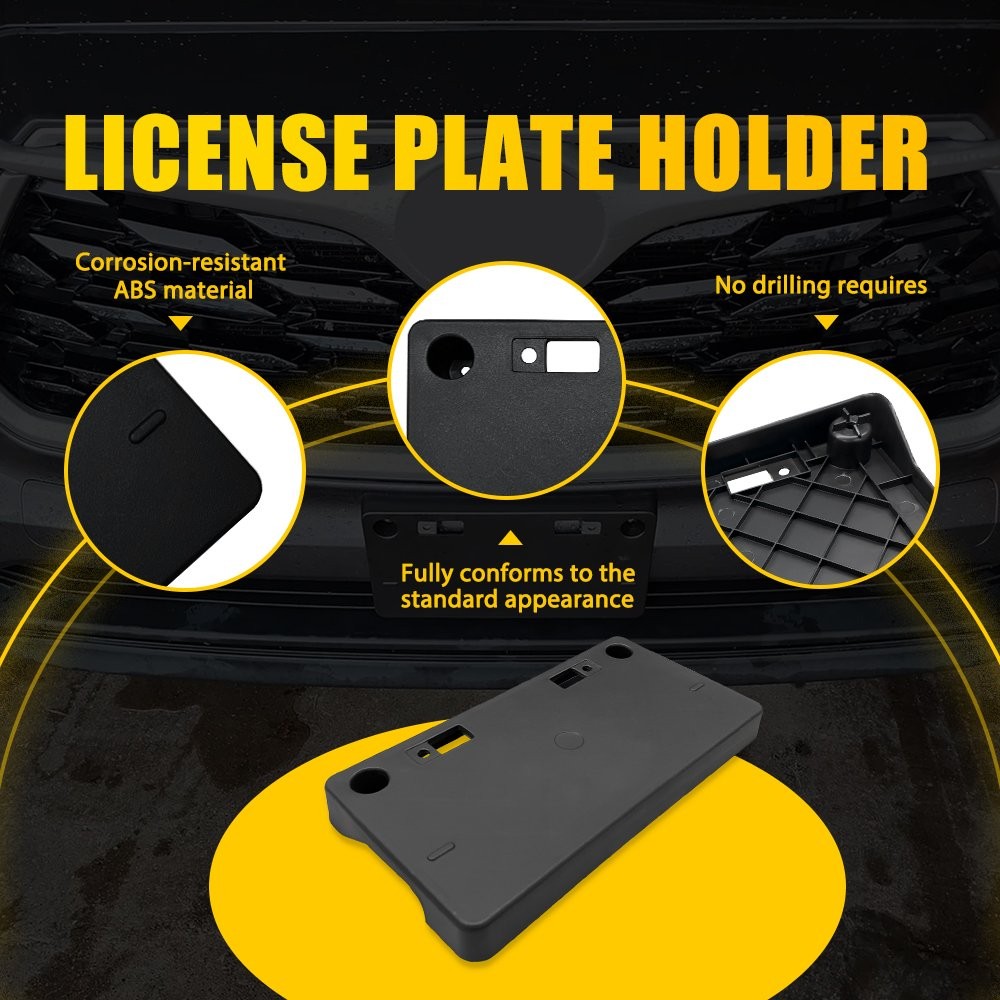 TO1068162 New Replacement Front License Plate Bracket Fits 20-24 Highlander`