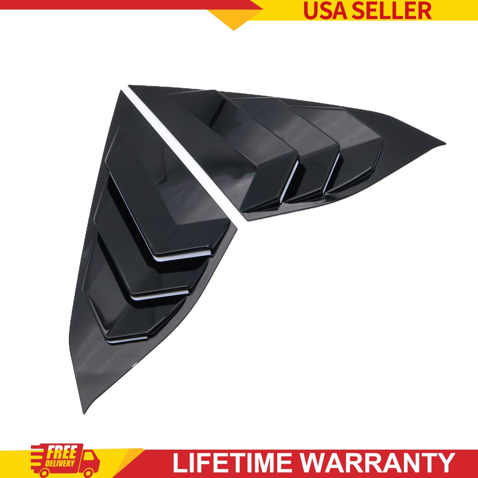 Glossy Side Window Louvers Cover For 2018-2020 Honda Accord Auto Accessories
