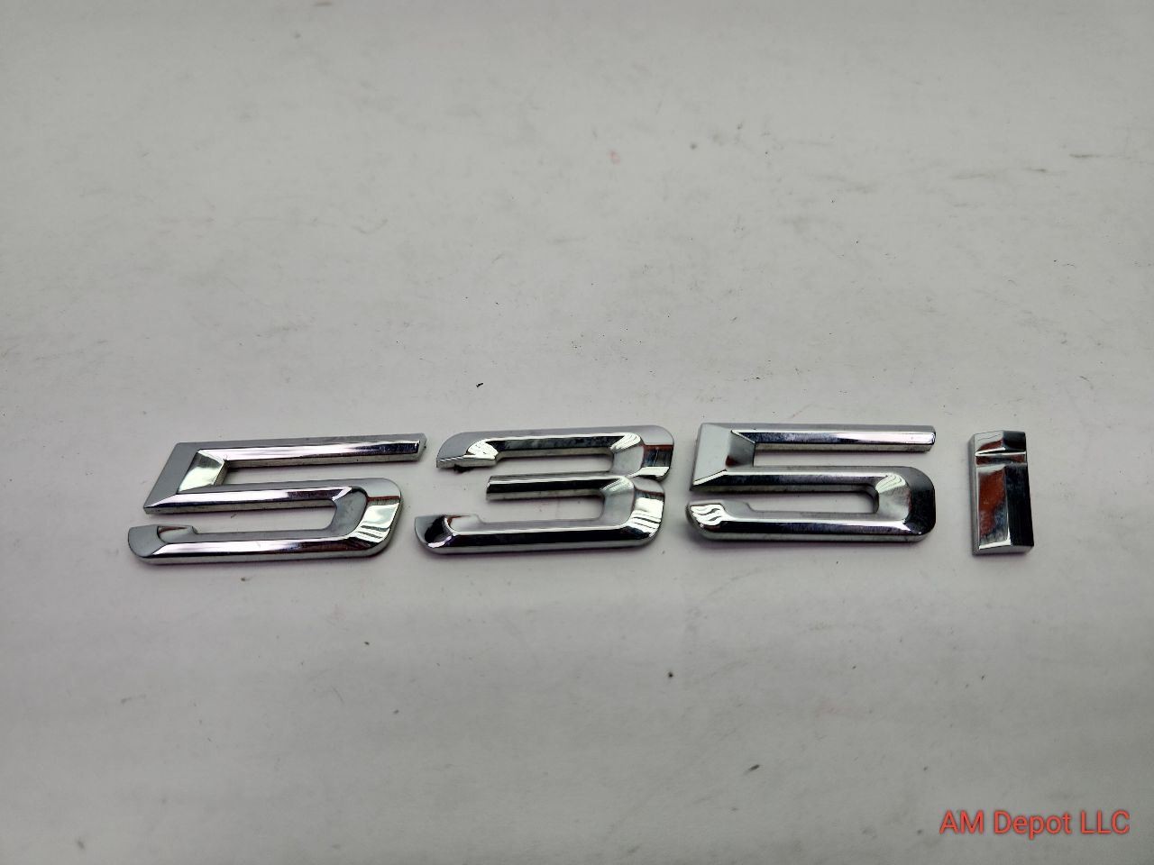 2008 BMW 535i E60 Trunk Letters Lettering Plaque Set 51147039788