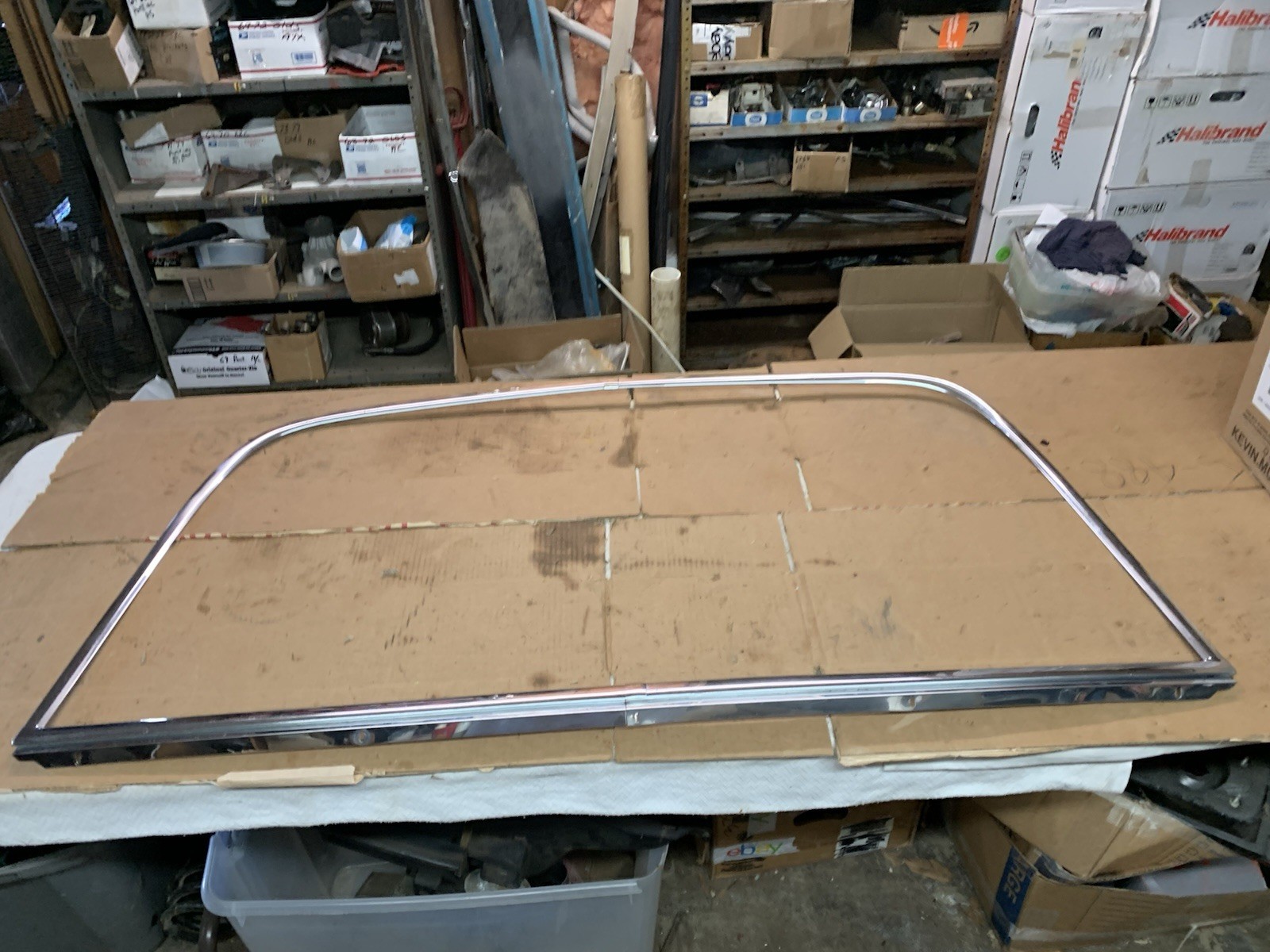 1968 69 70 71 72 OLDS CUTLASS S 442 OEM REAR WINDOW TRIM MOLDING NOT FOR SUPREME