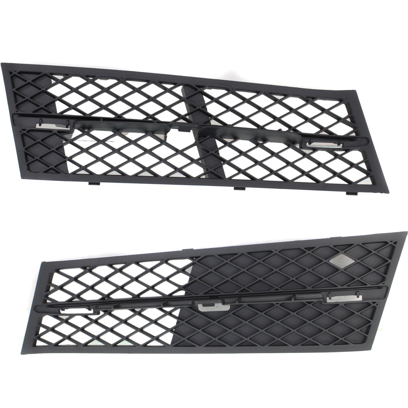 Bumper Grille For 2011-2013 BMW 535i xDrive 528i Set of 2 LH & RH Textured Black