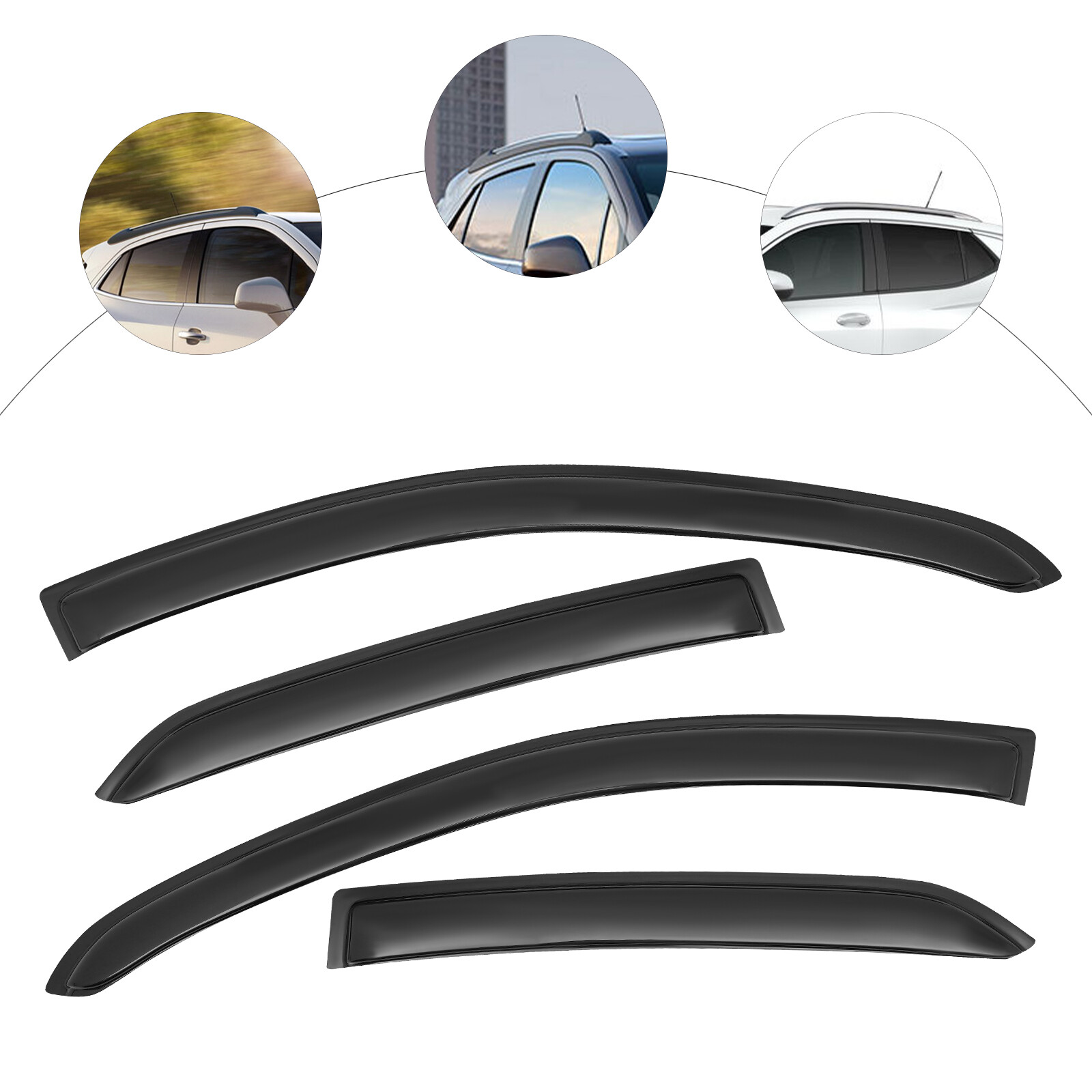 For 2013-2022 Chevrolet Trax/ Buick Encore Windshield Rain Guard, Window Visors