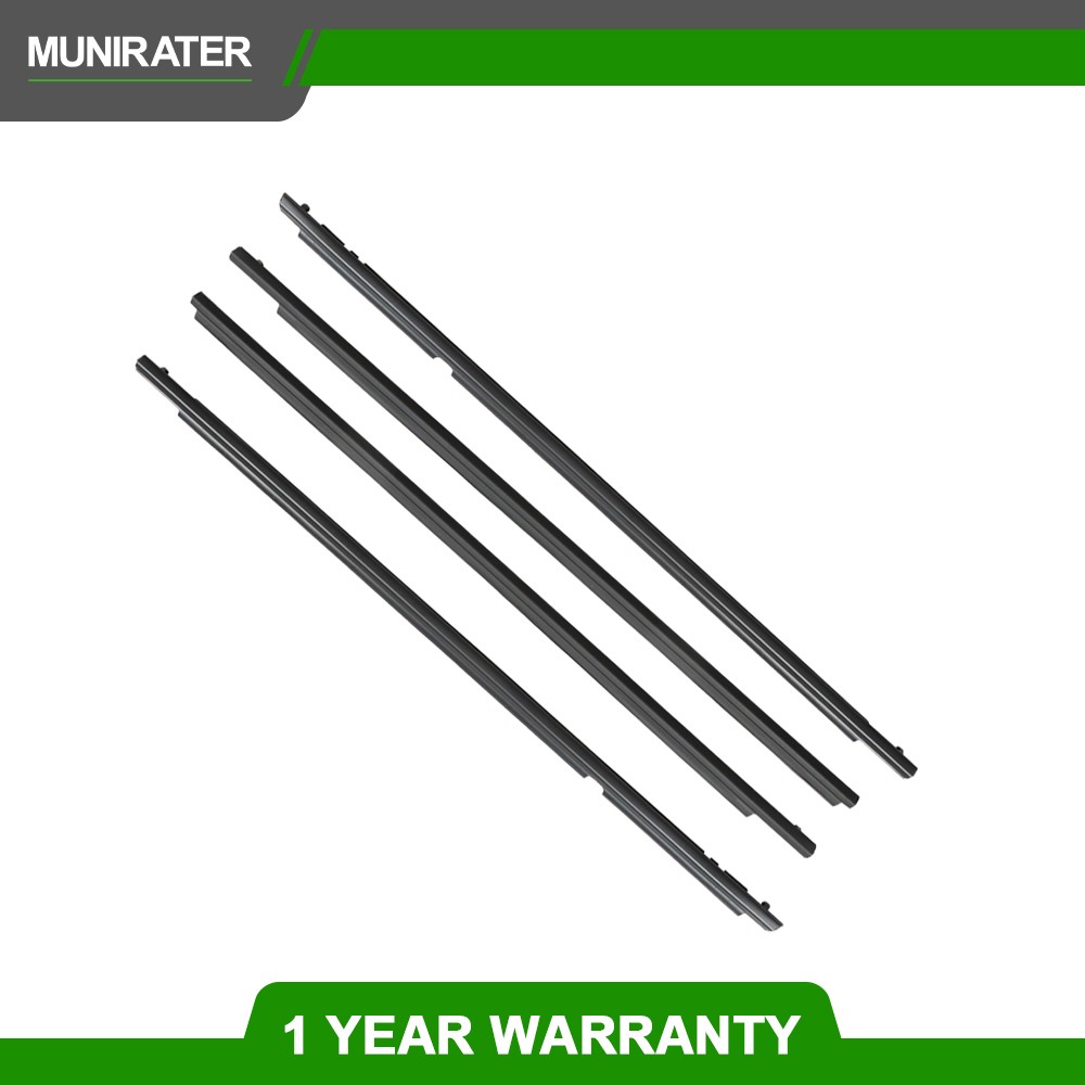 For Toyota Corolla 2009-2012 Black Window Moulding Weatherstrip Trim Seal Belt