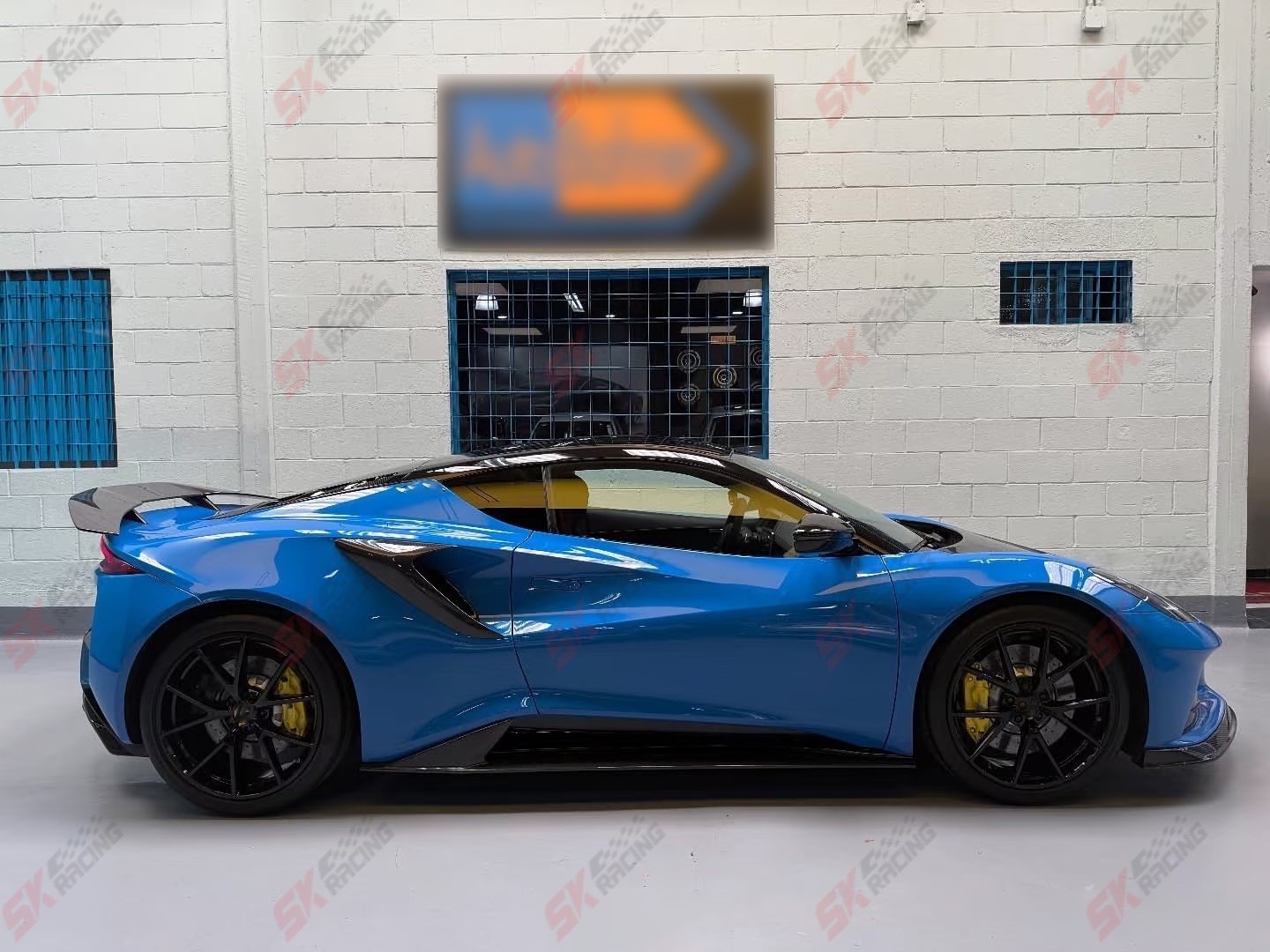 For Lotus Emira 2023+ Dry Carbon Fiber Front Rear Lip Spoiler Wing Hood BodyKits