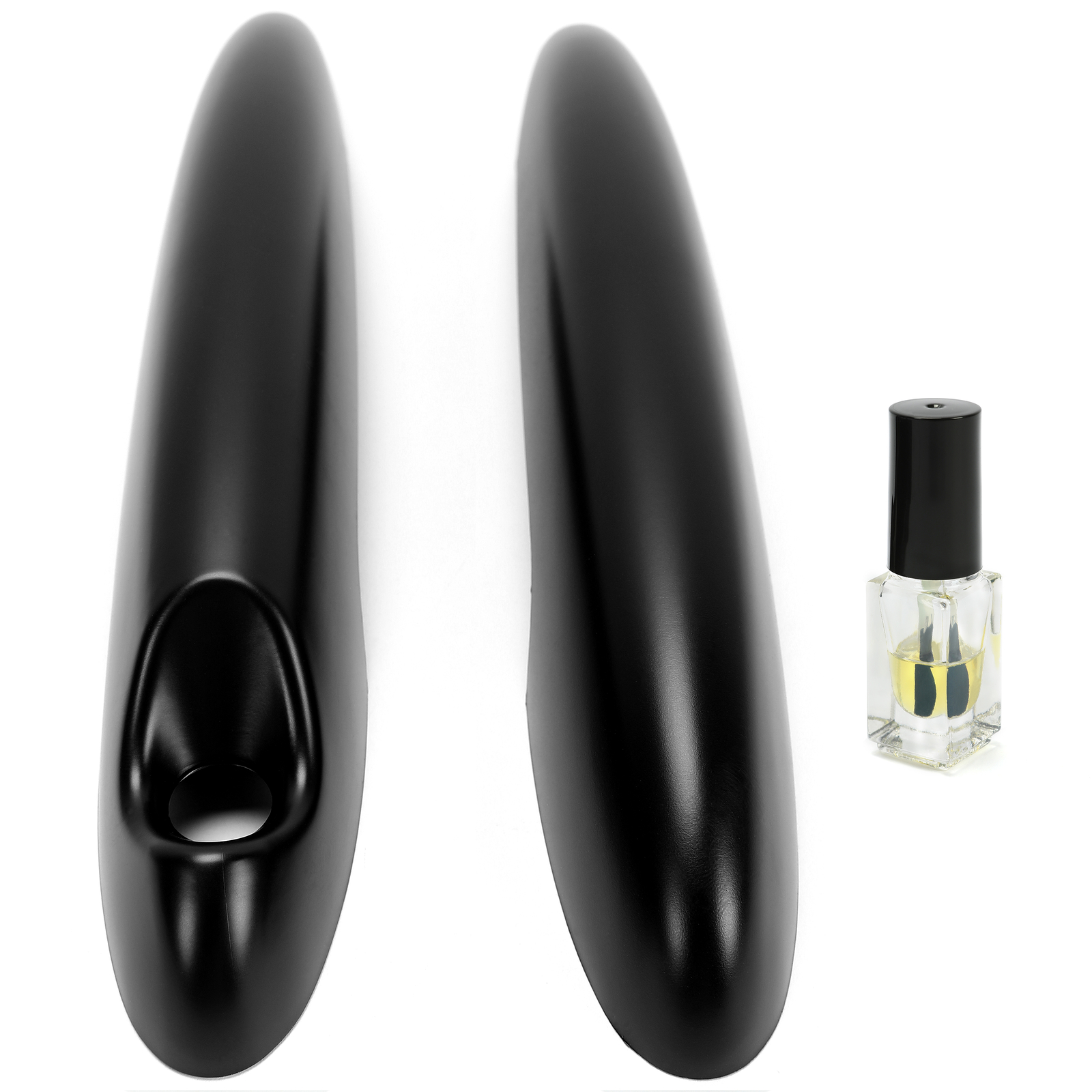 Pair Door Handle Covers Matt Black For MINI Cooper S R50 R52 R53 R55 R56 01-16