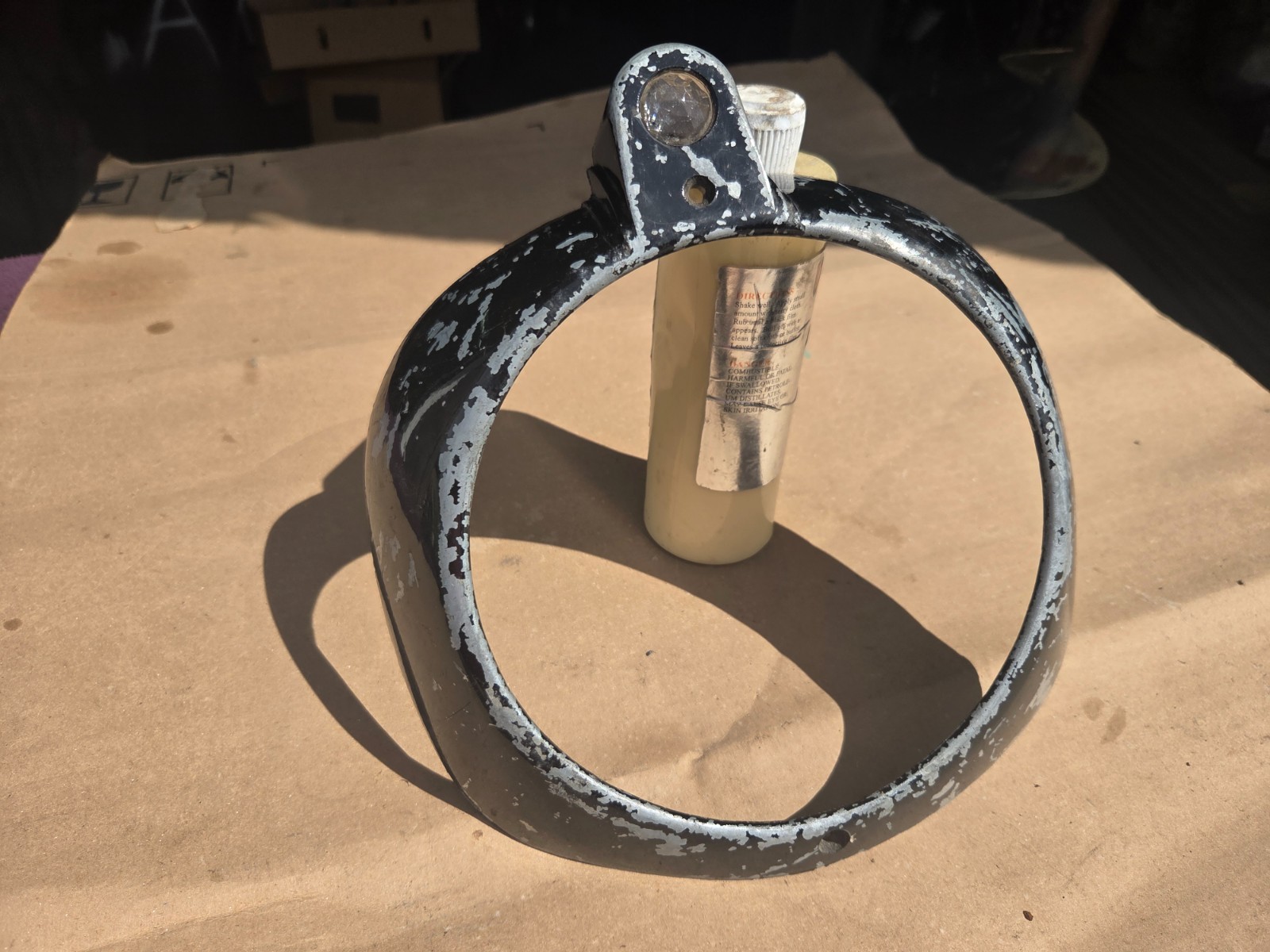 Aftermarket Jeweled Round Headlight Bezel 1939 Plymouth P8 Coupe Sedan Jalopy