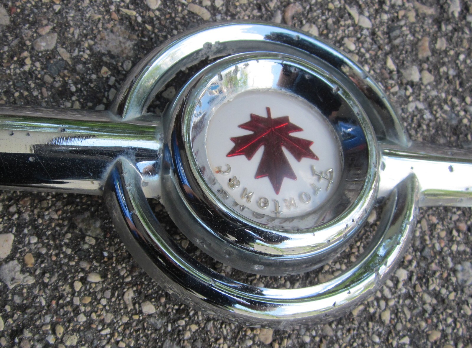 1960 Frontenac Front Fender Emblem Trim Used Orig Canada Falcon Ranchero 60