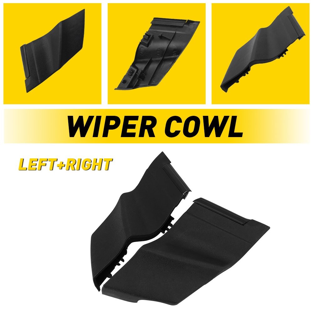 For 2006-2010 Toyota Yaris Pair Front Left & Right Windshield Wiper Cowl Cover