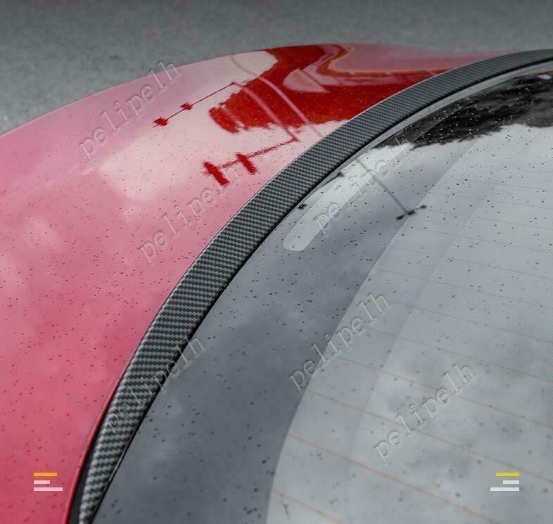For Tesla Model 3 2017-2023 1pc ABS Rear Window Glass Waterproof Wing Cover Trim