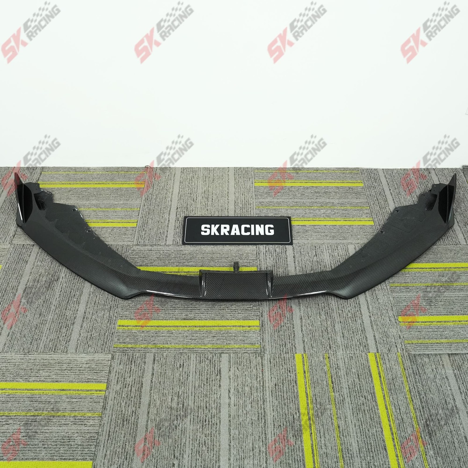 Front Bumper Lip Fits Ferrari Portofino M 2021-2024 Dry Carbon Twill/Plain Weave