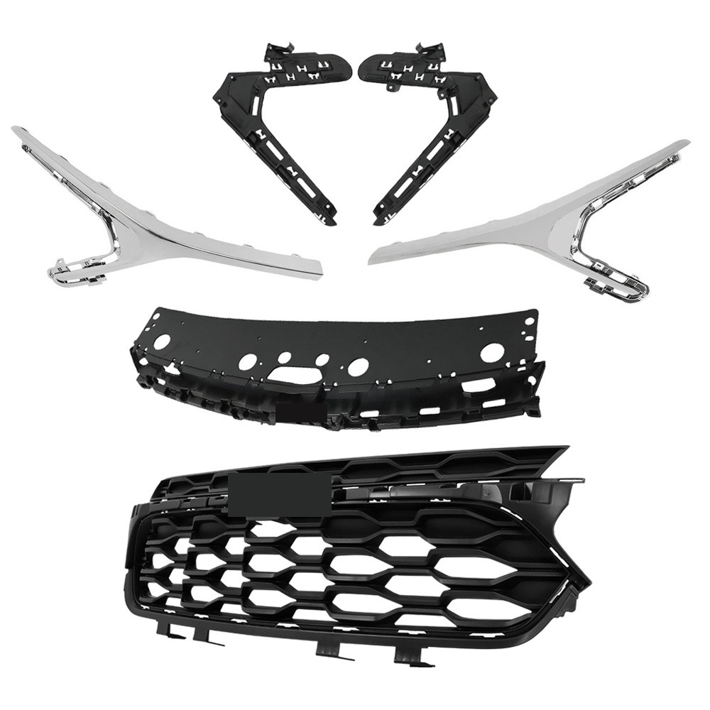 Labwork Front Bumper Grille With Chrome Trim For Chevrolet Trax 2023 2024