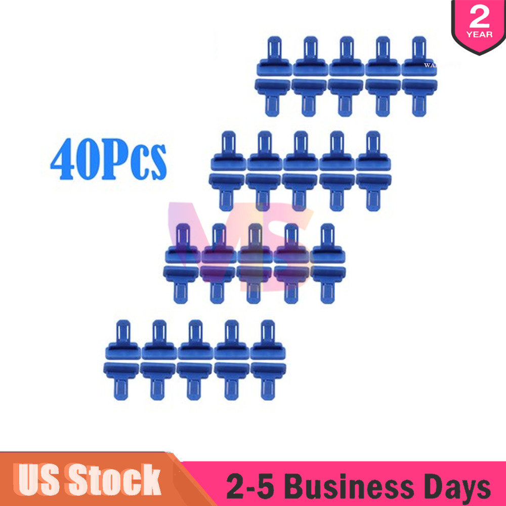 40PCS Bumper Moulding Clips Retainer Fastener for 05-21 Toyota Tacoma 2.7L 3.5L