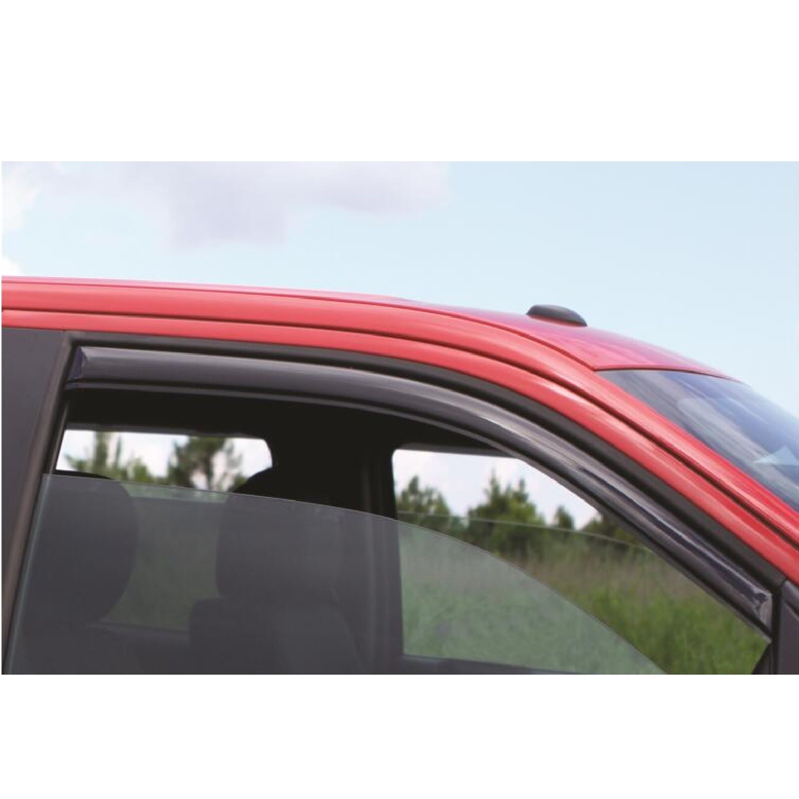 AVS Front In-Channel Ventvisor Smoked Window Deflectors for 04-14 Ford F-150