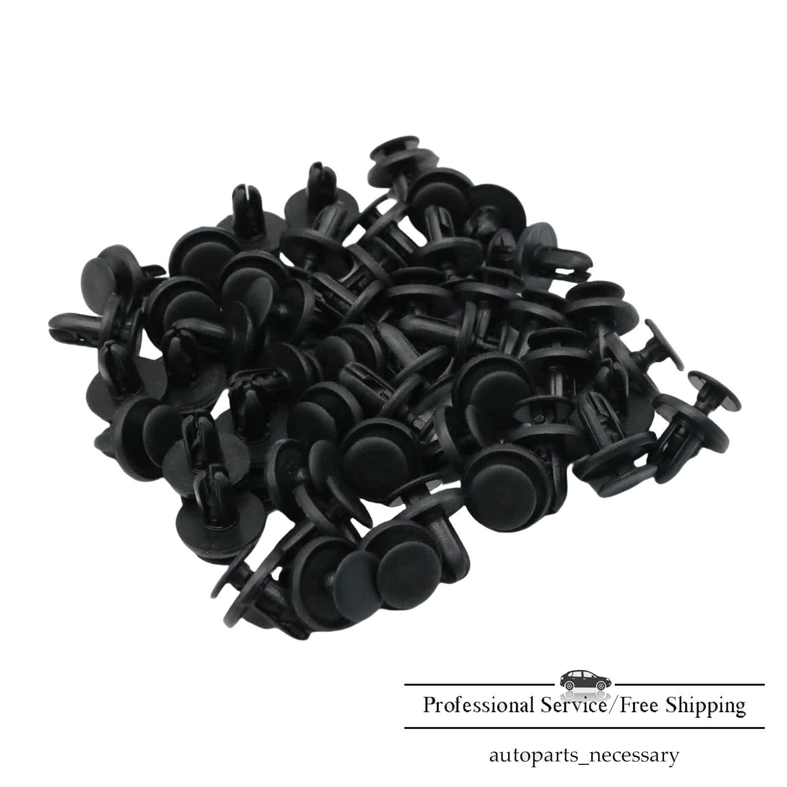 Fits Mitsubishi Subaru 50Pcs Bumper Fender Liner Push Clips MR288150 909130013