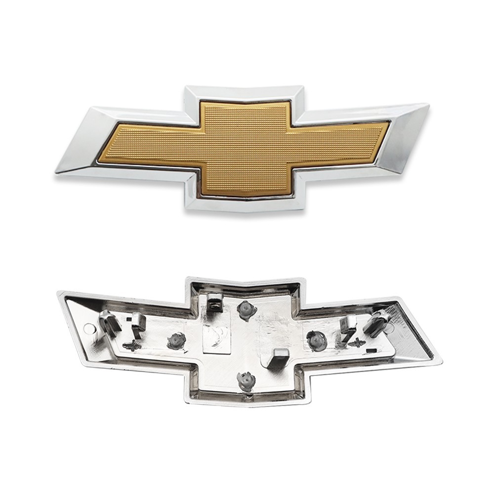 Gold Front Grille Bumper Rear Bowtie Emblem Replacement for Malibu 2016-2018