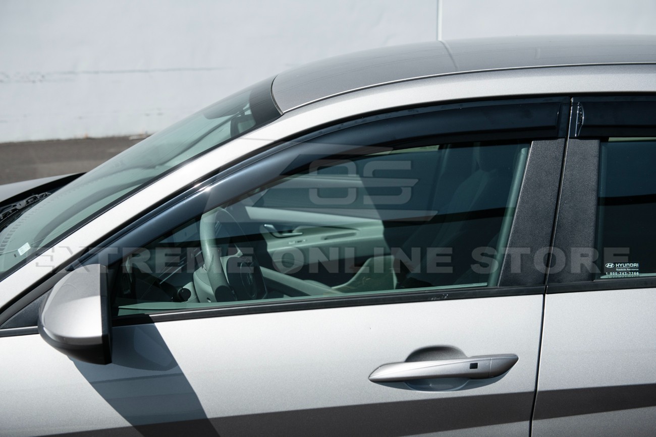 EOS Visors For 21-Up Hyundai Elantra MUGEN Style Side Vents Window Rain Guards