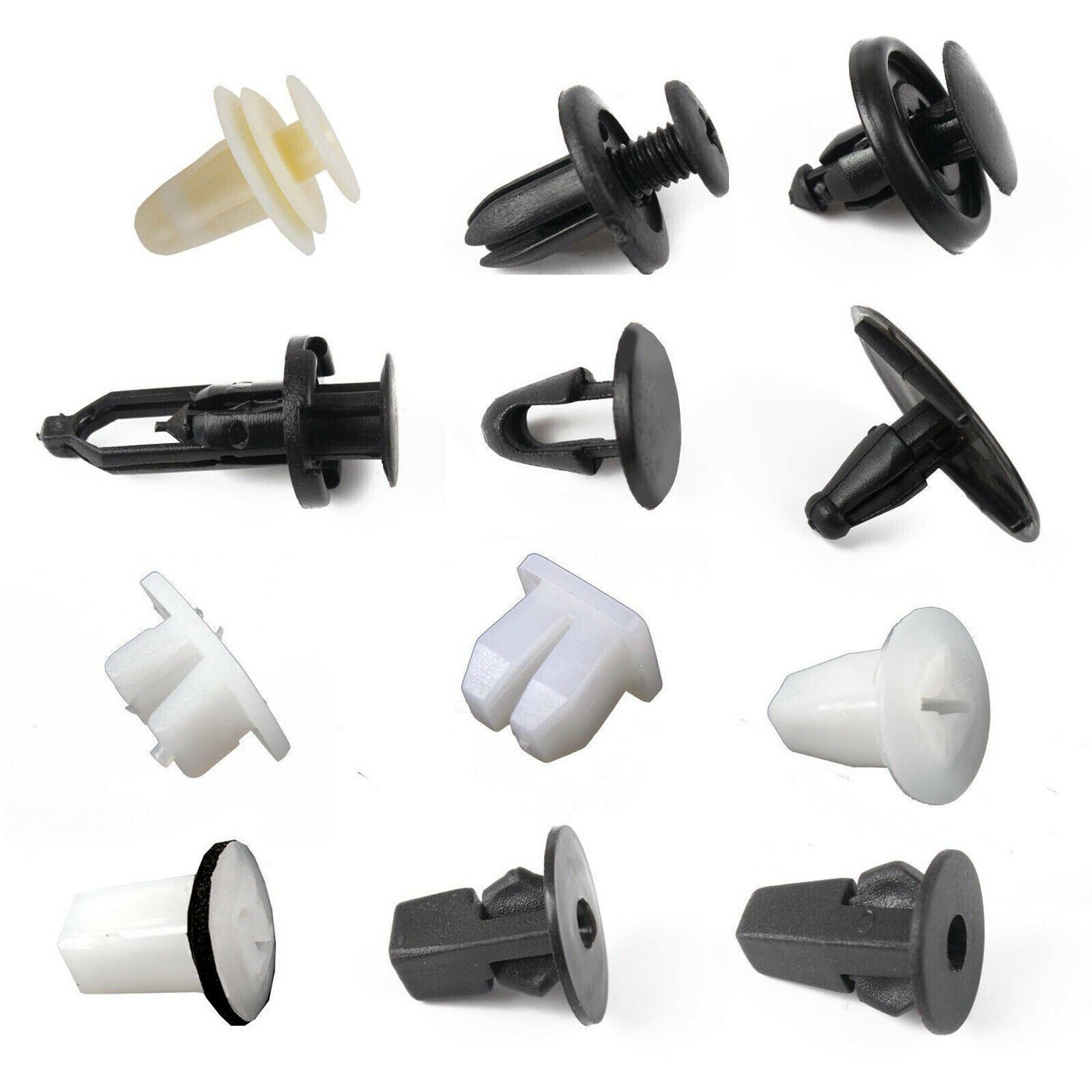 630PCs Car Retainer Clips Auto Fasteners Push Trim Clips Pin Rivet Bumper Kit