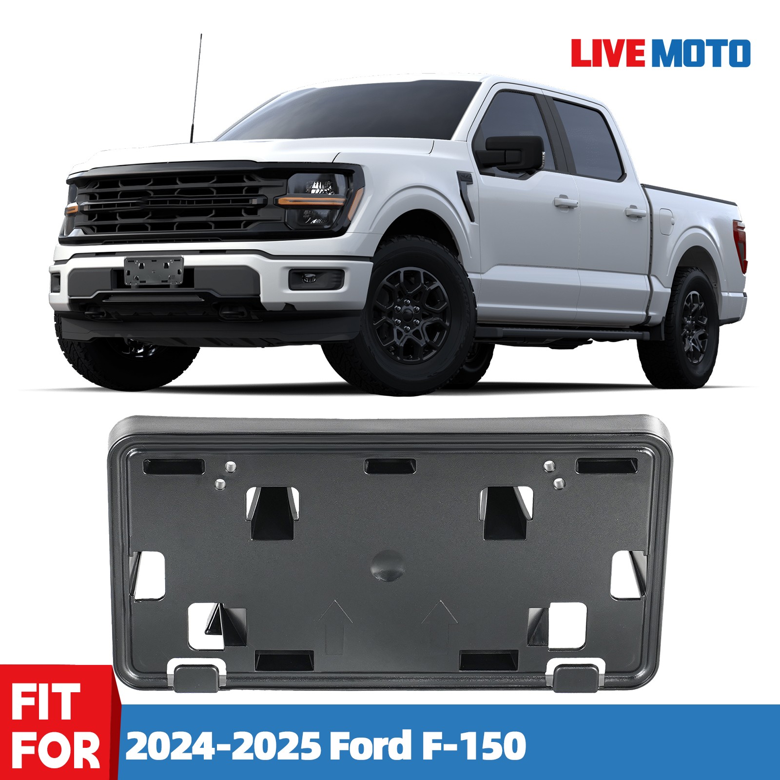 For 2024-2026 Ford F-150 Front License Plate Mounting Bracket RL3Z-17A385-BA