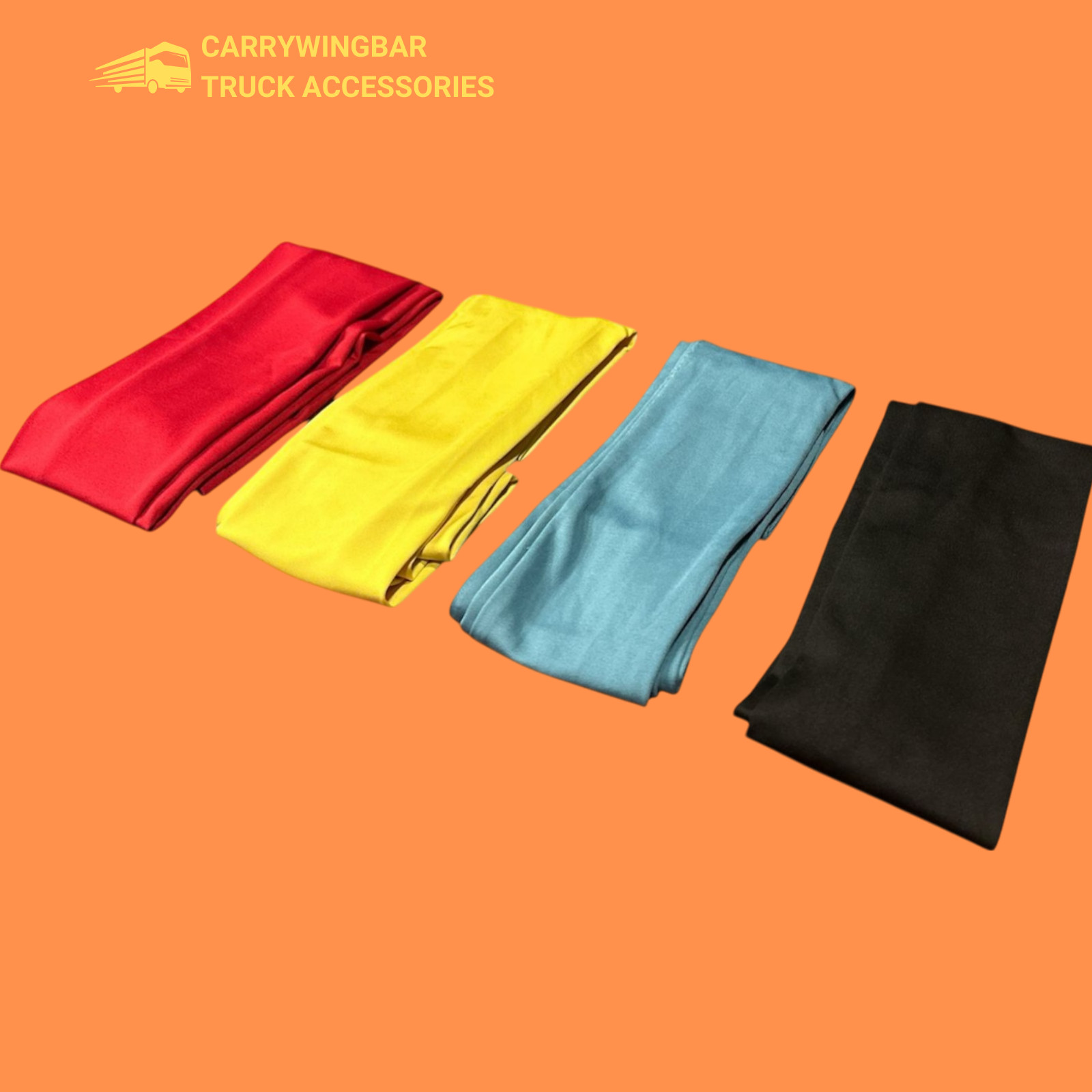 Truck Air Hose Electrical Cable cover 4 Pcs (Black,Yellow,Red,Blue)