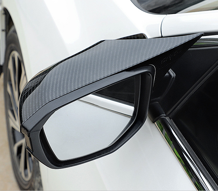 Carbon Fiber Style Rear View Mirror Cover For Honda Civic 10th Gen 2016-2021