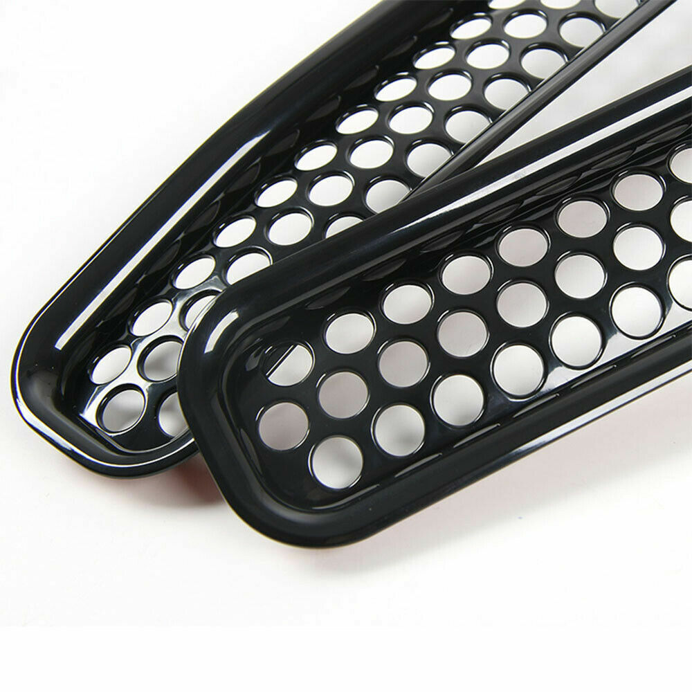 Front Grille Inserts Honeycomb Mesh Covers For Jeep Wrangler JK 2007 – 2018 New
