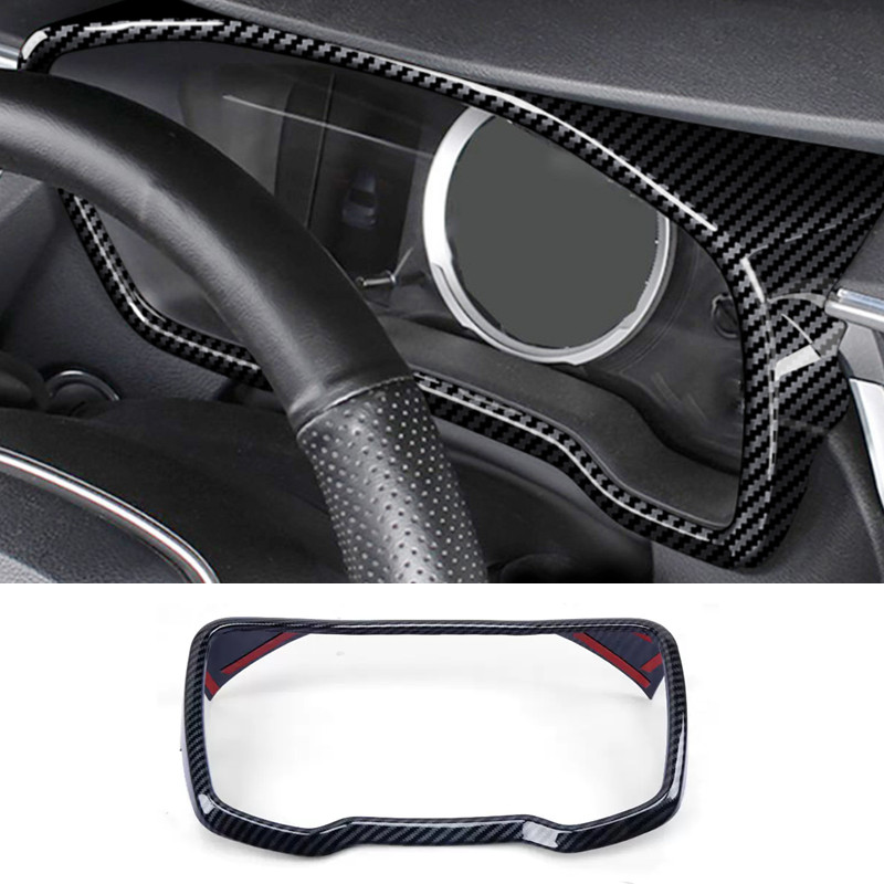 For Toyota Corolla 2019-2024 Carbon fiber ABS Dashboard decor frame Trim