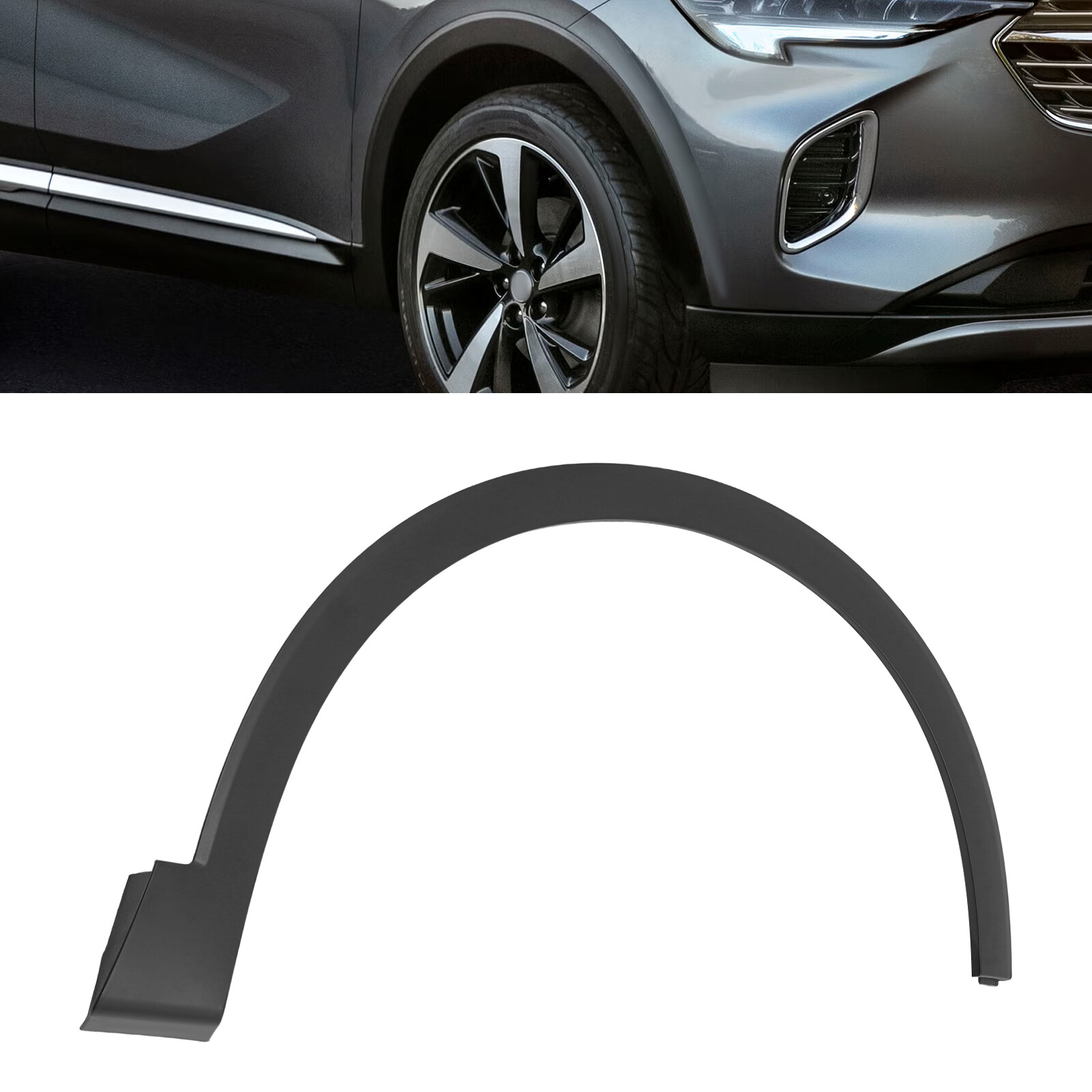 Black Front Right Fender Flare Assembly For 2021-2023 Buick Envision