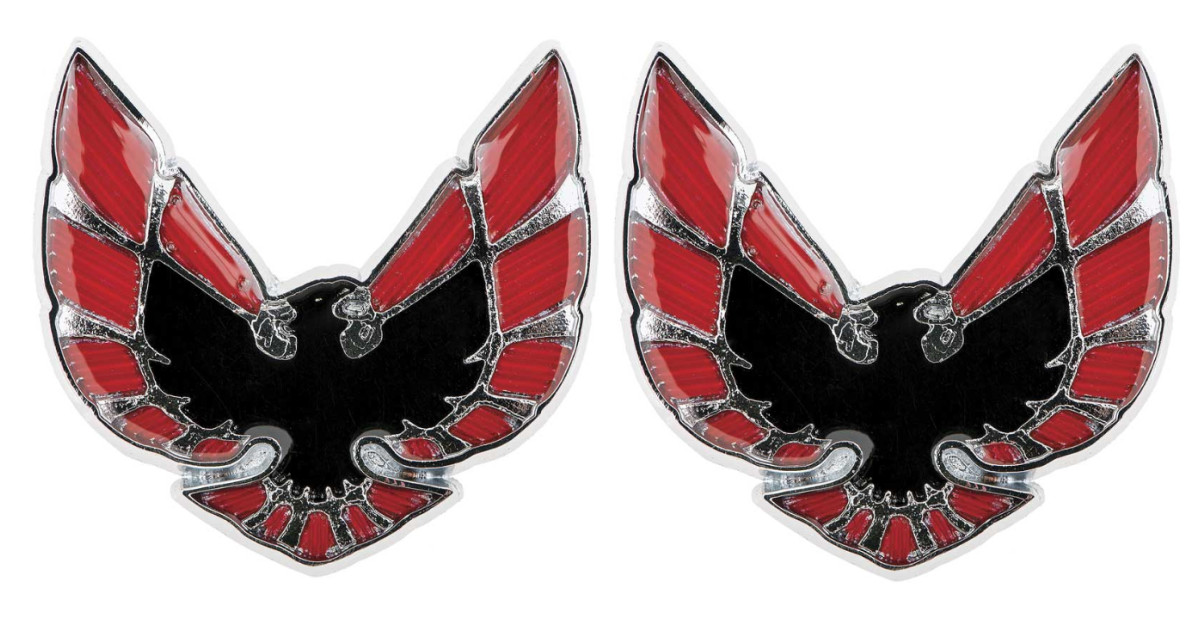 Self Adhesive Sail Panel Emblem Set For 1970-1979 Pontiac Firebird USA Made