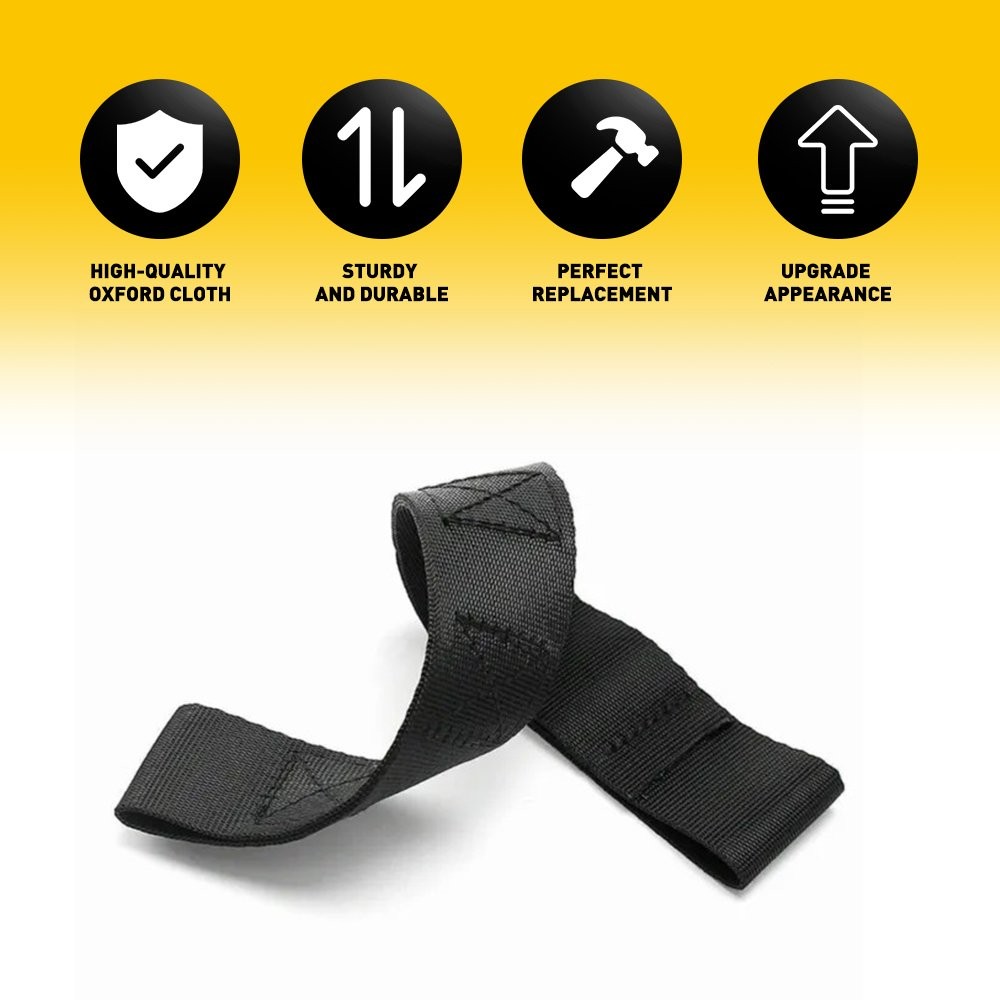 Pair Black Adjustable Door Limiting Straps For Jeep 1955-2006 Wrangler CJ/TJ/YJ