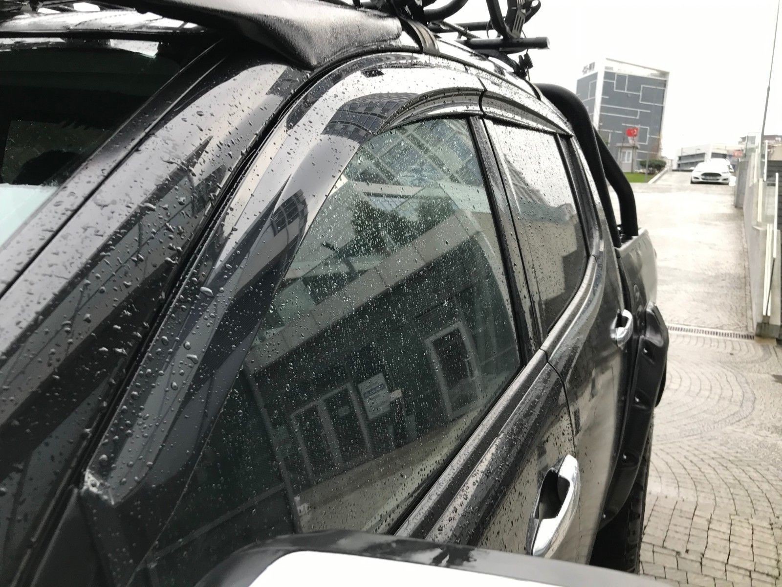 Window Visor Rain Deflector GUARD FOR MITSUBISHI L200 TRITON PICKUP 2007-2014