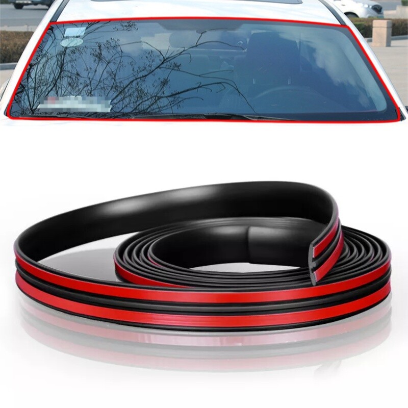 5M Car Roof Windshield Weather Seal Strip Rubber Molding Trim Protector Guard